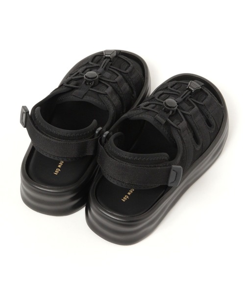 studio CLIP（スタディオクリップ）の「ドローコードサンダル（サンダル・レディース・ブラック/カーキ・MEDIUM/LARGE）」の9枚目の写真