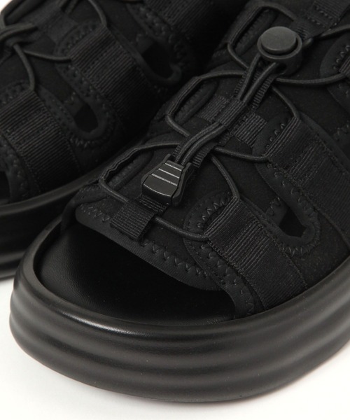 studio CLIP（スタディオクリップ）の「ドローコードサンダル（サンダル・レディース・ブラック/カーキ・MEDIUM/LARGE）」の11枚目の写真