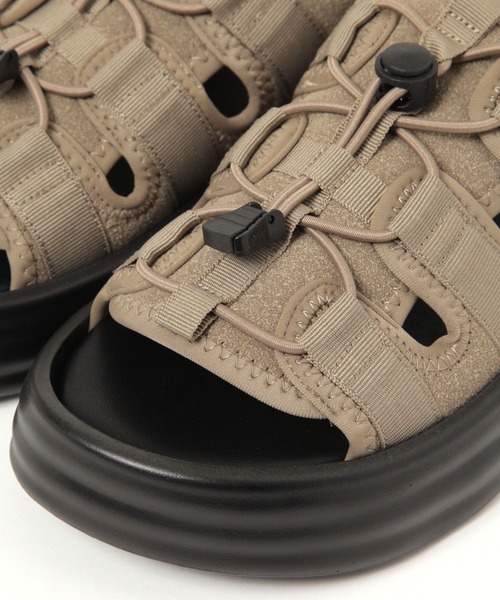 studio CLIP（スタディオクリップ）の「ドローコードサンダル（サンダル・レディース・ブラック/カーキ・MEDIUM/LARGE）」の16枚目の写真