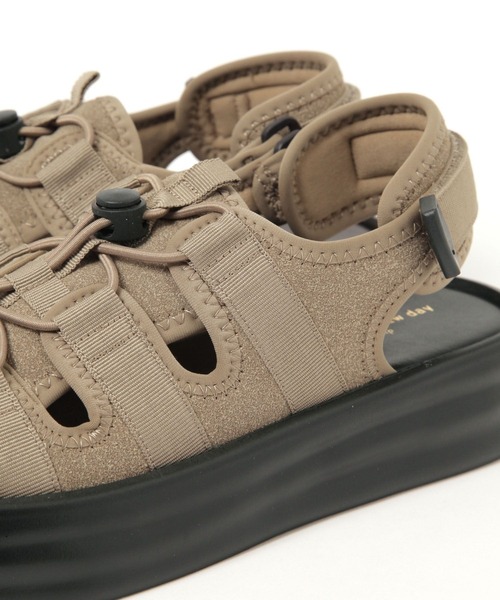 studio CLIP（スタディオクリップ）の「ドローコードサンダル（サンダル・レディース・ブラック/カーキ・MEDIUM/LARGE）」の17枚目の写真