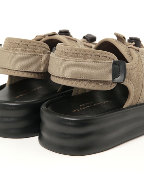 studio CLIP（スタディオクリップ）の「ドローコードサンダル（サンダル・レディース・ブラック/カーキ・MEDIUM/LARGE）」の18枚目の写真