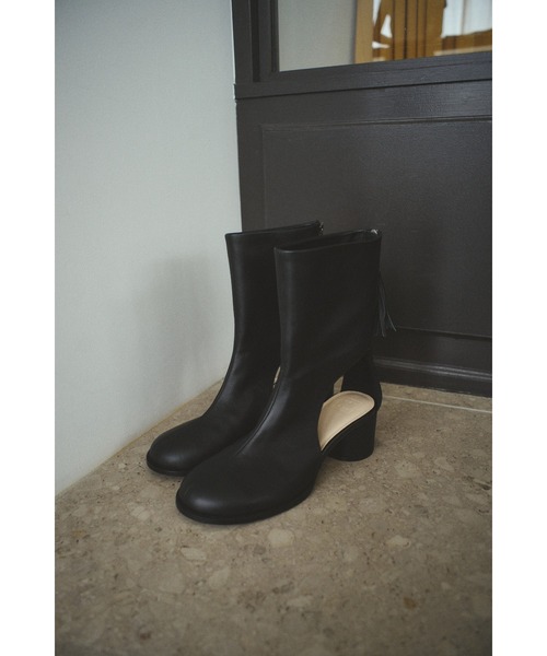 RIM.ARK（リムアーク）の「Leather cutting boots sandal レザーカッティングブーツサンダル（ブーツ・レディース・ブラック・36/37/38/39）」の14枚目の写真