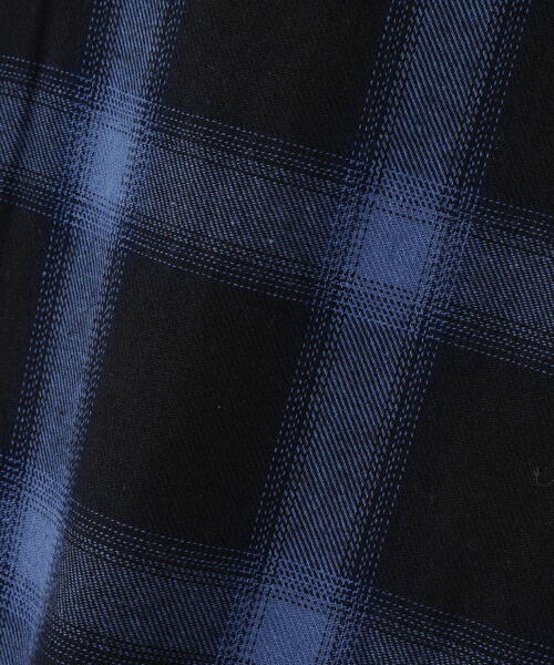 DANKE SCHON(ダンケシェーン)の「DankeSchon/ダンケシェーン/OMBRE CHECK DAMEGE S/S SHIRTS(シャツ/ブラウス・レディース・ブルー/レッド/ブラック・M/L)」の9枚目の写真