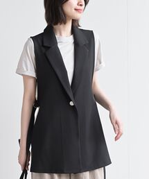 rps | サイドベルトテーラーカラーベスト(ベスト)