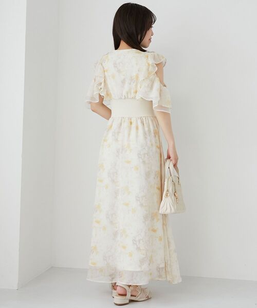 7-17  有松絞りちょうちん袖フリルワンピースセット 7-17 有松絞りちょうちん袖フリルワンピースセット