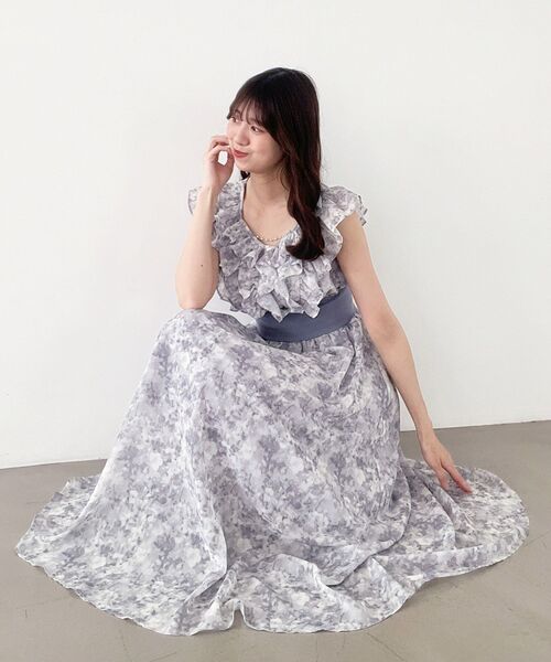 MAJESTIC LEGON（マジェスティックレゴン）の「マルチwayフリルコルセットワンピ（ワンピース・レディース・イエロー系その他/ブルー系その他2/ピンク系その他2・SMALL/MEDIUM）」の12枚目の写真