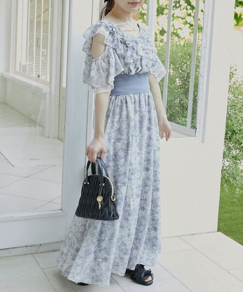 MAJESTIC LEGON（マジェスティックレゴン）の「マルチwayフリルコルセットワンピ（ワンピース・レディース・イエロー系その他/ブルー系その他2/ピンク系その他2・SMALL/MEDIUM）」の15枚目の写真