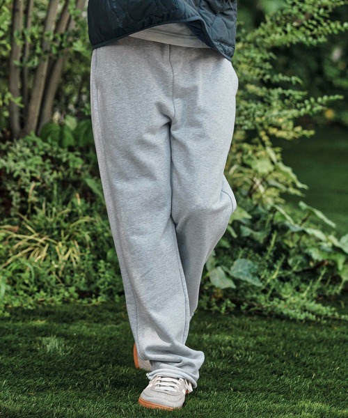 CAMBIO(カンビオ)の「mp13796- Semi Flare Silhouette Sweat Pants スウェットパンツ(スウェットパンツ・メンズ・ブラック/ミックスグレー/チャコールグレー・S/M/L)」の3枚目の写真