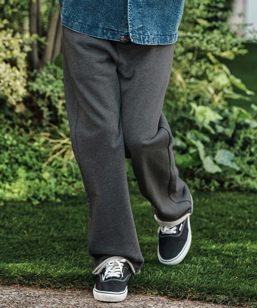 CAMBIO(カンビオ)の「mp13796- Semi Flare Silhouette Sweat Pants スウェットパンツ(スウェットパンツ・メンズ・ブラック/ミックスグレー/チャコールグレー・S/M/L)」の10枚目の写真