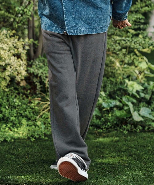 CAMBIO(カンビオ)の「mp13796- Semi Flare Silhouette Sweat Pants スウェットパンツ(スウェットパンツ・メンズ・ブラック/ミックスグレー/チャコールグレー・S/M/L)」の11枚目の写真