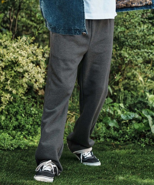 CAMBIO(カンビオ)の「mp13796- Semi Flare Silhouette Sweat Pants スウェットパンツ(スウェットパンツ・メンズ・ブラック/ミックスグレー/チャコールグレー・S/M/L)」の12枚目の写真