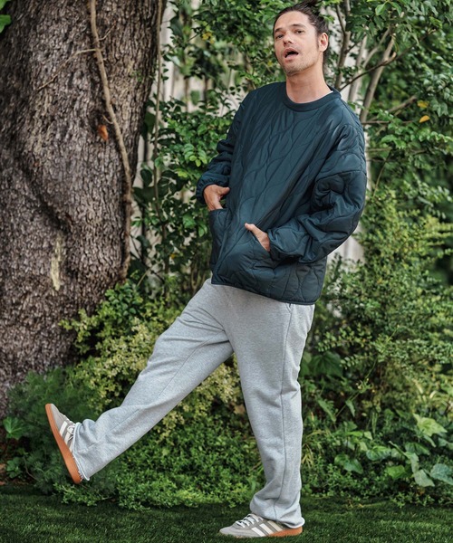 CAMBIO(カンビオ)の「mp13796- Semi Flare Silhouette Sweat Pants スウェットパンツ(スウェットパンツ・メンズ・ブラック/ミックスグレー/チャコールグレー・S/M/L)」の20枚目の写真