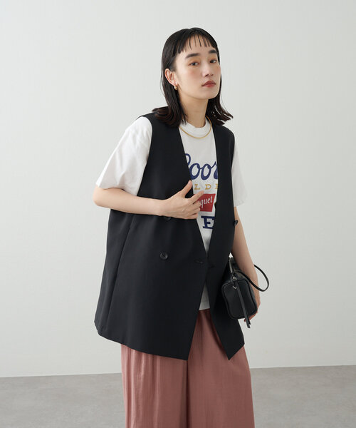 Omekashi(オメカシ)の「ノーカラージレ(ベスト・レディース・ブラック/グレー・FREE)」の15枚目の写真