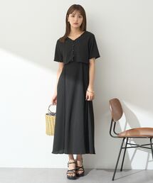 earth music&ecology | SET2点ギャザーカットカーデ＋キャミワンピース(ワンピース)