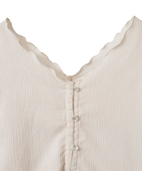 earth music&ecology(アースミュージックアンドエコロジー)の「SET2点ギャザーカットカーデ+キャミワンピース(ワンピース・レディース・モカ/アイボリー/ブラック・FREE)」の15枚目の写真