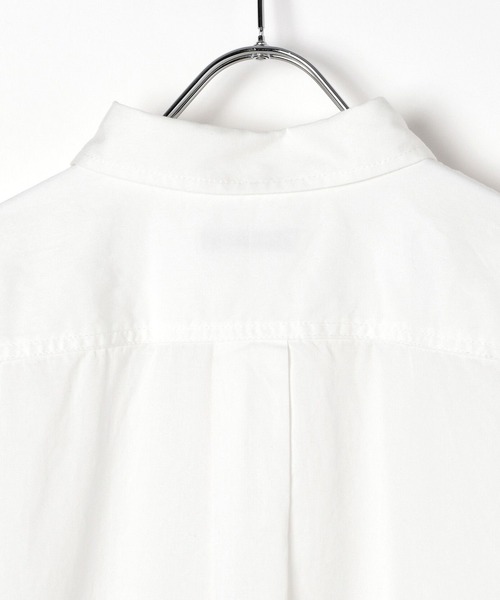 BAYFLOW（ベイフロー）の「[ロングシーズン活躍する]フェードレギュラー半袖シャツ（シャツ/ブラウス・メンズ・チャコール/ライトグリーン/オフホワイト・MEDIUM/LARGE）」の6枚目の写真