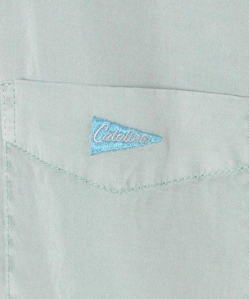 BAYFLOW（ベイフロー）の「[ロングシーズン活躍する]フェードレギュラー半袖シャツ（シャツ/ブラウス・メンズ・チャコール/ライトグリーン/オフホワイト・MEDIUM/LARGE）」の14枚目の写真