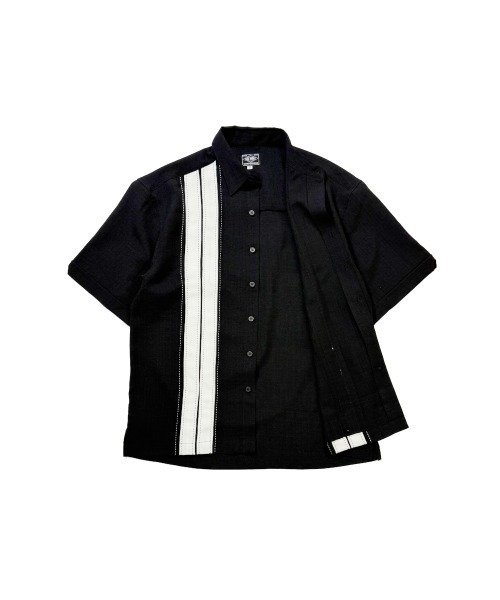 ability（アビリティ）の「BIG MIKE ビックマイク 25春夏新作 オールド ステッチ 50'sテイスト 半袖 レトロシャツ 102525546（シャツ/ブラウス・メンズ・ブラック・MEDIUM/LARGE/X-LARGE）」の2枚目の写真