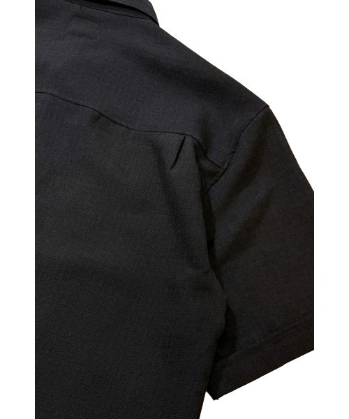 ability（アビリティ）の「BIG MIKE ビックマイク 25春夏新作 オールド ステッチ 50'sテイスト 半袖 レトロシャツ 102525546（シャツ/ブラウス・メンズ・ブラック・MEDIUM/LARGE/X-LARGE）」の6枚目の写真