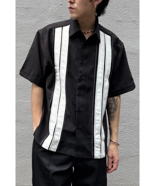 ability（アビリティ）の「BIG MIKE ビックマイク 25春夏新作 オールド ステッチ 50'sテイスト 半袖 レトロシャツ 102525546（シャツ/ブラウス・メンズ・ブラック・MEDIUM/LARGE/X-LARGE）」の10枚目の写真