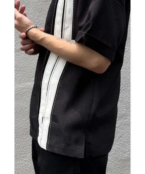 ability（アビリティ）の「BIG MIKE ビックマイク 25春夏新作 オールド ステッチ 50'sテイスト 半袖 レトロシャツ 102525546（シャツ/ブラウス・メンズ・ブラック・MEDIUM/LARGE/X-LARGE）」の13枚目の写真