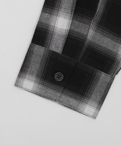 WEGO(ウィゴー)の「WEGO/チェックBIGシャツ(シャツ/ブラウス・レディース・ブラック系その他2・FREE)」の5枚目の写真