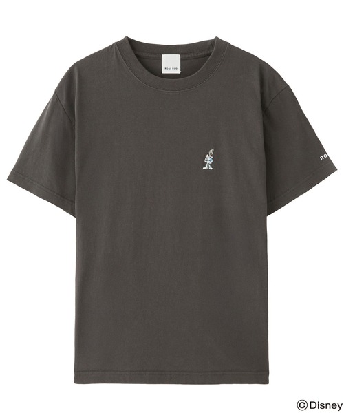 Disney(ディズニー)の「【WEB・一部店舗限定】STITCH/SCRUMP/MICKEY/BACK PRINT S/S TEE(Tシャツ/カットソー・レディース・チャコールグレー/ピンク/ホワイト・ONE SIZE)」の1枚目の写真