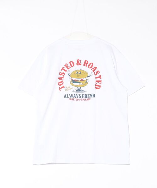 Mac-House（マックハウス）の「T-GRAPHICS ファストフードキャラプリント半袖Ｔシャツ（Tシャツ/カットソー・メンズ・オフホワイト/ブラック/グリーン/レッド/ネイビー・L/M/S/XL）」の16枚目の写真