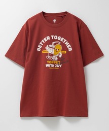 T-GRAPHICS ファストフードキャラプリント半袖Tシャツ