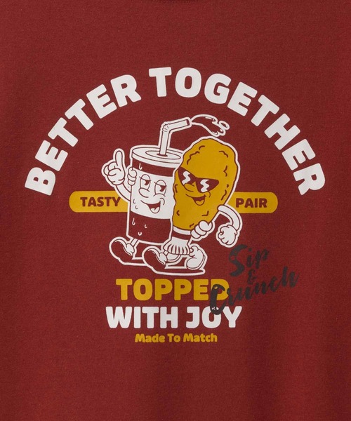 Mac-House（マックハウス）の「T-GRAPHICS ファストフードキャラプリント半袖Ｔシャツ（Tシャツ/カットソー・メンズ・オフホワイト/ブラック/グリーン/レッド/ネイビー・L/M/S/XL）」の15枚目の写真