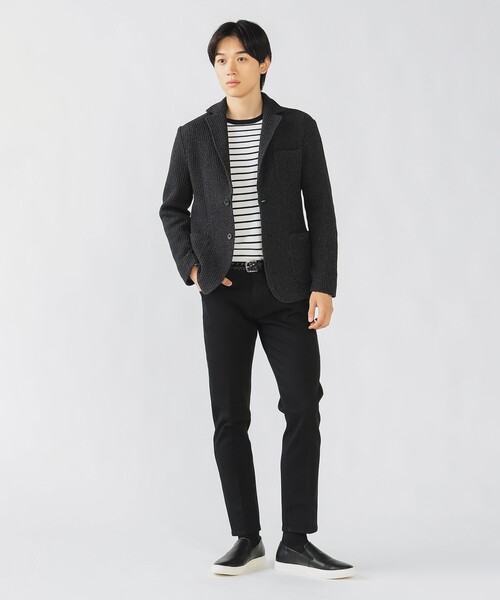 BEAMS HEART   ハニカム ニットジャケットＬ BEAMS HEART（ビームス ハート）ハニカムニット ジャケット（S