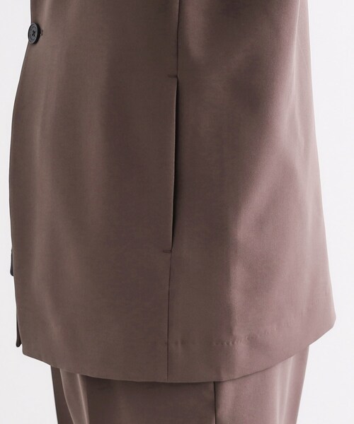 tk.TAKEO KIKUCHI（ティーケータケオキクチ）の「◆【セットアップ対応】360度ストレッチノーカラージャケット（ノーカラージャケット・メンズ・ブラック/ブルー/ブラウン系その他・04/03/02/01）」の11枚目の写真