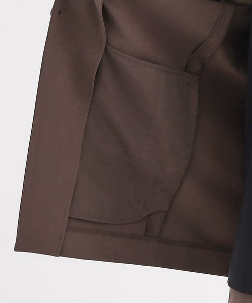 tk.TAKEO KIKUCHI（ティーケータケオキクチ）の「◆【セットアップ対応】360度ストレッチノーカラージャケット（ノーカラージャケット・メンズ・ブラック/ブルー/ブラウン系その他・04/03/02/01）」の4枚目の写真