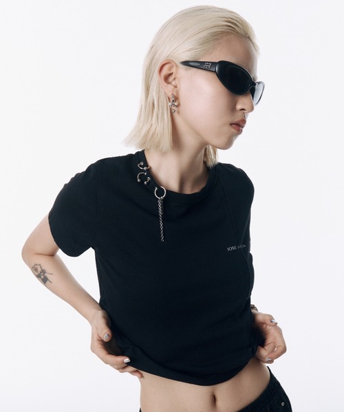 tシャツ PIERCE MINIMUM LOGO TSHIRT/ピアスミニマムロゴTシャツ レディース PIERCE MINIMUM LOGO TSHIRT/ピアスミニマムロゴTシャツ（T