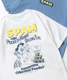 2026SS新柄 SPAM/スパム オーバーサイズ プリント ワンポイント刺繍 ポケット 半袖Tシャツ レディース メンズ