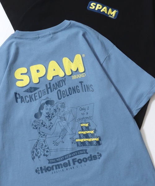 SITRY(シトリー)の「2026SS新柄 SPAM/スパム オーバーサイズ プリント ワンポイント刺繍 ポケット 半袖Tシャツ レディース メンズ(Tシャツ/カットソー・メンズ・ホワイト/ホワイト系その他/ブルー系その他/ライトブルー/ブラック/ブラック系その他/グレー系その他/ブラック系その他2/ブルー系その他3/ブルー系その他2/ネイビー/ホワイト系その他3/ブラック系その他3/グレー系その他2/ホワイト系その他4/ホワイト系その他2/グレー/ブラック系その他4・M/L/LL)」の16枚目の写真