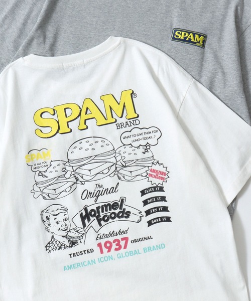 SITRY(シトリー)の「2026SS新柄 SPAM/スパム オーバーサイズ プリント ワンポイント刺繍 ポケット 半袖Tシャツ レディース メンズ(Tシャツ/カットソー・メンズ・ホワイト/ホワイト系その他/ブルー系その他/ライトブルー/ブラック/ブラック系その他/グレー系その他/ブラック系その他2/ブルー系その他3/ブルー系その他2/ネイビー/ホワイト系その他3/ブラック系その他3/グレー系その他2/ホワイト系その他4/ホワイト系その他2/グレー/ブラック系その他4・M/L/LL)」の4枚目の写真
