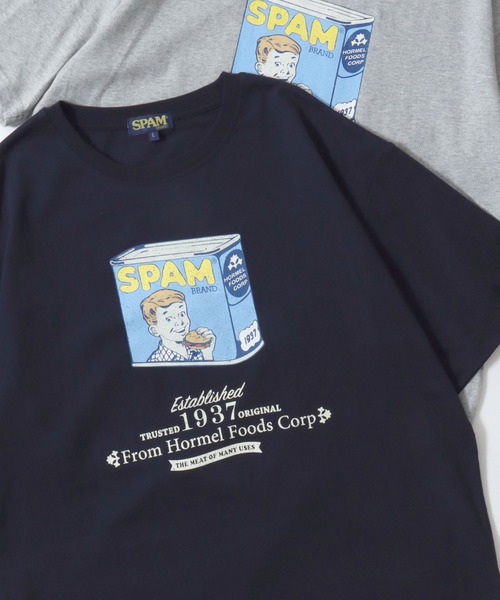 SITRY(シトリー)の「2026SS新柄 SPAM/スパム オーバーサイズ プリント ワンポイント刺繍 ポケット 半袖Tシャツ レディース メンズ(Tシャツ/カットソー・メンズ・ホワイト/ホワイト系その他/ブルー系その他/ライトブルー/ブラック/ブラック系その他/グレー系その他/ブラック系その他2/ブルー系その他3/ブルー系その他2/ネイビー/ホワイト系その他3/ブラック系その他3/グレー系その他2/ホワイト系その他4/ホワイト系その他2/グレー/ブラック系その他4・M/L/LL)」の18枚目の写真