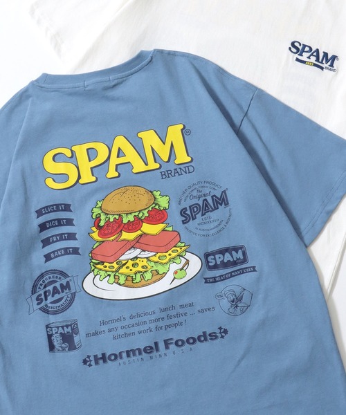 SITRY(シトリー)の「2026SS新柄 SPAM/スパム オーバーサイズ プリント ワンポイント刺繍 ポケット 半袖Tシャツ レディース メンズ(Tシャツ/カットソー・メンズ・ホワイト/ホワイト系その他/ブルー系その他/ライトブルー/ブラック/ブラック系その他/グレー系その他/ブラック系その他2/ブルー系その他3/ブルー系その他2/ネイビー/ホワイト系その他3/ブラック系その他3/グレー系その他2/ホワイト系その他4/ホワイト系その他2/グレー/ブラック系その他4・M/L/LL)」の14枚目の写真
