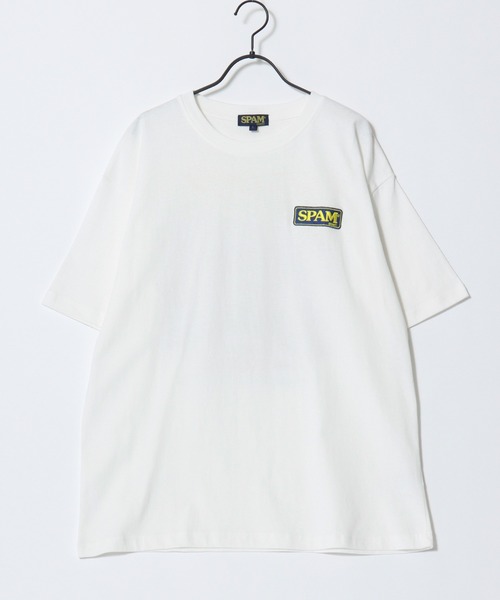 SITRY(シトリー)の「2026SS新柄 SPAM/スパム オーバーサイズ プリント ワンポイント刺繍 ポケット 半袖Tシャツ レディース メンズ(Tシャツ/カットソー・メンズ・ホワイト/ホワイト系その他/ブルー系その他/ライトブルー/ブラック/ブラック系その他/グレー系その他/ブラック系その他2/ブルー系その他3/ブルー系その他2/ネイビー/ホワイト系その他3/ブラック系その他3/グレー系その他2/ホワイト系その他4/ホワイト系その他2/グレー/ブラック系その他4・M/L/LL)」の22枚目の写真