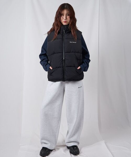 BEN DAVIS（ベンデイビス）の「【BEN DAVIS（ベンデイビス）】BD PUFFER VEST / ベスト ジャケット 中綿 ダウン パファー 刺繍 ドローコード（ベスト・メンズ・その他1/ブラック・X-LARGE/LARGE/MEDIUM）」の3枚目の写真