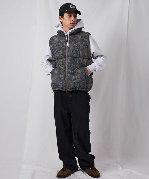 BEN DAVIS（ベンデイビス）の「【BEN DAVIS（ベンデイビス）】BD PUFFER VEST / ベスト ジャケット 中綿 ダウン パファー 刺繍 ドローコード（ベスト・メンズ・その他1/ブラック・X-LARGE/LARGE/MEDIUM）」の7枚目の写真