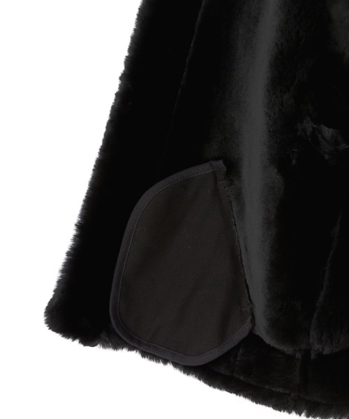 AVIREX(アヴィレックス)の「《WOMAN》B-3 PLAIN/B-3プレーン(ムートンコート・レディース・ブラウン/ブラック・38)」の10枚目の写真