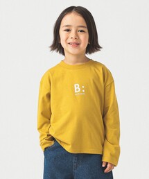 B:MING by BEAMS | ロゴ プリント ロングスリーブ Tシャツ 2025FW（100~140cm）(Tシャツ/カットソー)