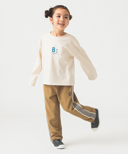 B:MING by BEAMS（ビーミングバイビームス）の「ロゴ プリント ロングスリーブ Tシャツ 2025FW（100~140cm）（Tシャツ/カットソー・キッズ・サックスブルー/ホワイト系その他5/イエロー系その他5・130/120/110/100/90/140）」の12枚目の写真