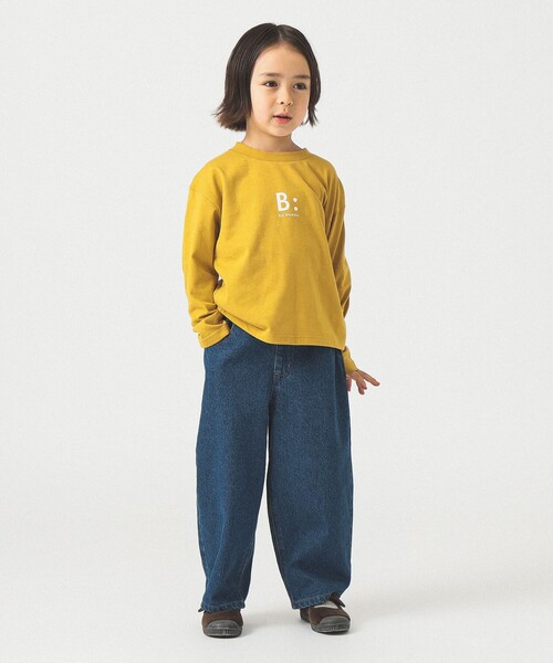 B:MING by BEAMS（ビーミングバイビームス）の「ロゴ プリント ロングスリーブ Tシャツ 2025FW（100~140cm）（Tシャツ/カットソー・キッズ・サックスブルー/ホワイト系その他5/イエロー系その他5・130/120/110/100/90/140）」の17枚目の写真