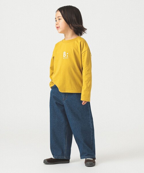 B:MING by BEAMS（ビーミングバイビームス）の「ロゴ プリント ロングスリーブ Tシャツ 2025FW（100~140cm）（Tシャツ/カットソー・キッズ・サックスブルー/ホワイト系その他5/イエロー系その他5・130/120/110/100/90/140）」の18枚目の写真