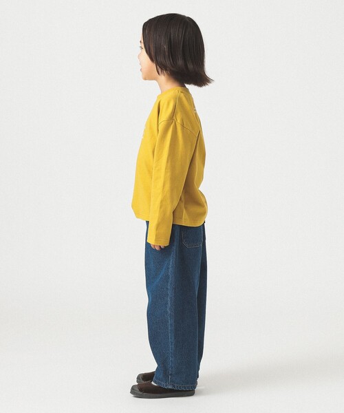 B:MING by BEAMS（ビーミングバイビームス）の「ロゴ プリント ロングスリーブ Tシャツ 2025FW（100~140cm）（Tシャツ/カットソー・キッズ・サックスブルー/ホワイト系その他5/イエロー系その他5・130/120/110/100/90/140）」の19枚目の写真