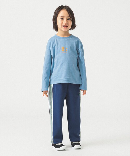 B:MING by BEAMS（ビーミングバイビームス）の「ロゴ プリント ロングスリーブ Tシャツ 2025FW（100~140cm）（Tシャツ/カットソー・キッズ・サックスブルー/ホワイト系その他5/イエロー系その他5・130/120/110/100/90/140）」の22枚目の写真