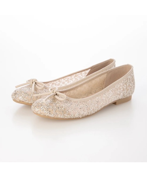 Launa lea ballet（ラウナレア バレエ）の「ラウンドトゥチュールバレエ(B1612A)（バレエシューズ・レディース・レオパード/シルバー/ブラック・22.5cm/23.5cm/24.5cm/25.5cm/23.0cm/24.0cm/25.0cm/22.0cm）」の9枚目の写真
